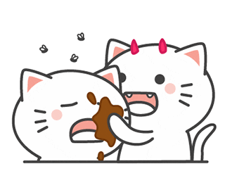 Cute Cat Sticker by KIKI