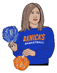 Cheer Knicks Sticker