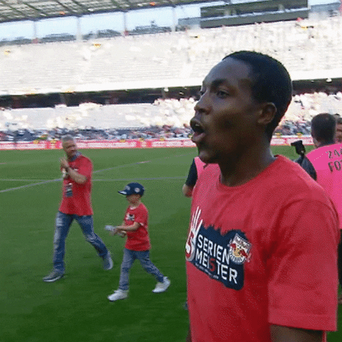 enock mwepu laugh GIF by FC Red Bull Salzburg