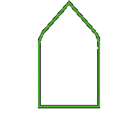 Grawewohnen icon haus springen grawe Sticker