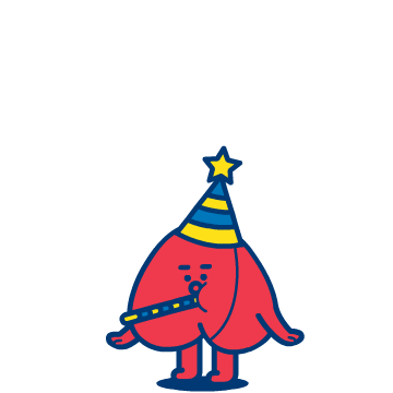 Celebrating Happy Birthday Sticker by kyobolife