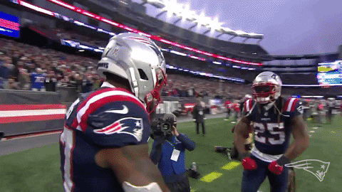 Damien Harris Football GIF by New England Patriots