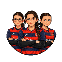 Football Trio Sticker by Ashton Pumas Womens