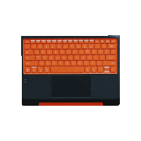 Space Orange Sticker by Kano Computing