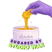 Sugar Wax Sticker by Aura Sugaring Co