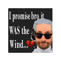 Dont Look At Me The Wind Sticker