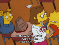 lisa simpson miss hoover GIF