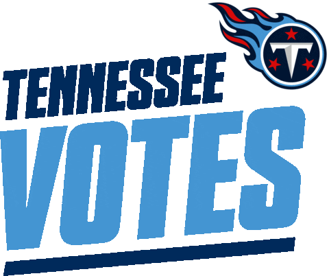 Voting Tennessee Titans Sticker by NFL