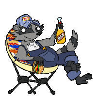Chilling San Francisco Sticker by mackelangelo