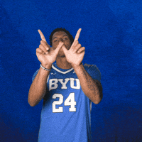 Byu Basketball Win GIF by BYU Cougars