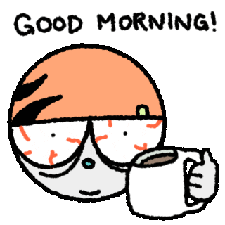 Tired Good Morning Sticker by SEIZON