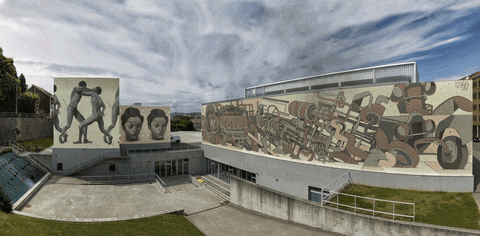 street art girl GIF by A. L. Crego