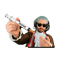 Sad Giving Up Sticker