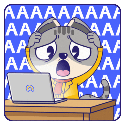 Tired Cat GIF by KOL.ID