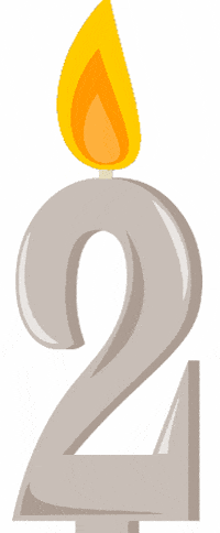 Flickering Two Years GIF