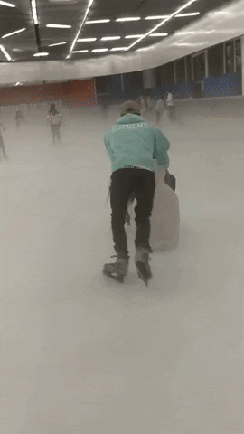 Vlogmi giphyupload social media skate ice GIF