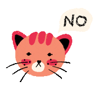 Cat Reaction Sticker by Zayha