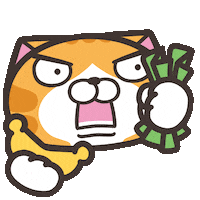 Cat Take It Sticker by MochiDad