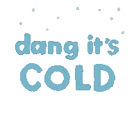 Snow Freezing Sticker