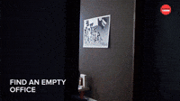 Nap in empty office
