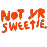 Chocolate Notyours Sticker
