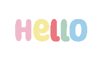 byxahrina hello hi halo hallo Sticker