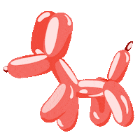 Happy Jeff Koons Sticker