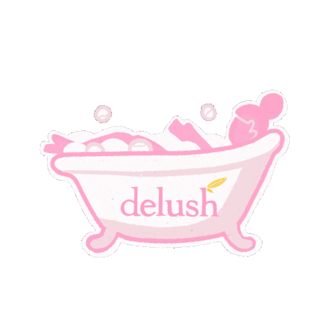 lovedelush wellness bath bubblebath bathandbody Sticker