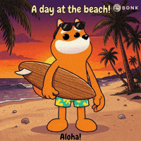 Greeting Palm Trees GIF by BONK