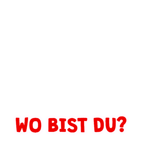 Wo Bist Du Sticker by Clifford Movie