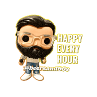 Happy Every Hour Sticker by The Sober Curator