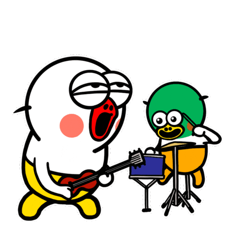 Happy Rock Sticker by kwaesam