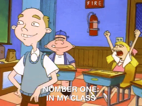 hey arnold nicksplat GIF