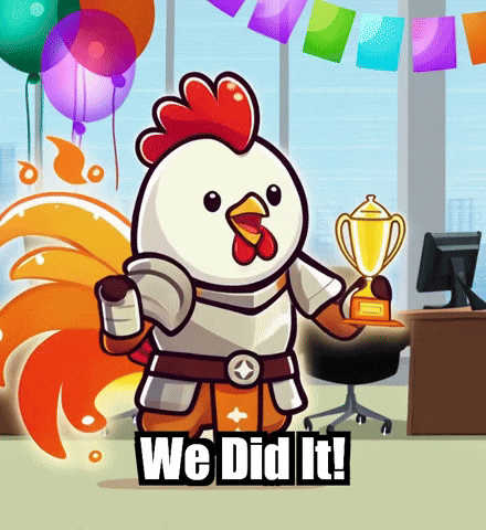 We Did It Success GIF by Zorooster