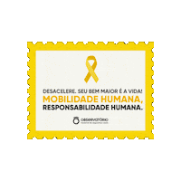Maioamarelo Mobilidadehumana Sticker by ONSV