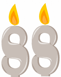 Birthday Flickering GIF