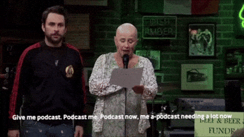 podcast sunny charlie need GIF