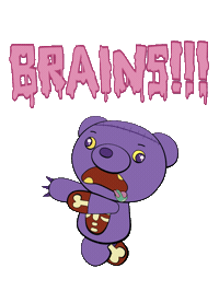 Hungry Walking Sticker by DeddyBears