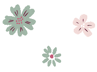Flowers Spring Time Sticker by Verhees Textiles