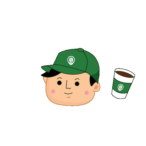 Barista Hallo Sticker by Point Coffee