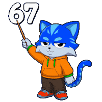 Cat Zoomer Sticker by Toshithecat