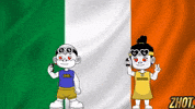 St Patrick Flag GIF by Zhotcita