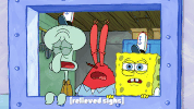 season 9 squid defense GIF by SpongeBob SquarePants