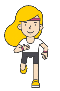 StudioGOOD running run runrun runboyrun Sticker