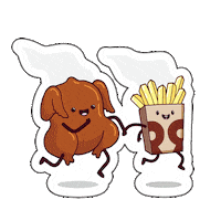 redrooster_au chicken pineapple rooster red rooster Sticker