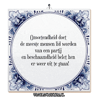 Reflectie Verandering Sticker by Tegelspreuken.nl