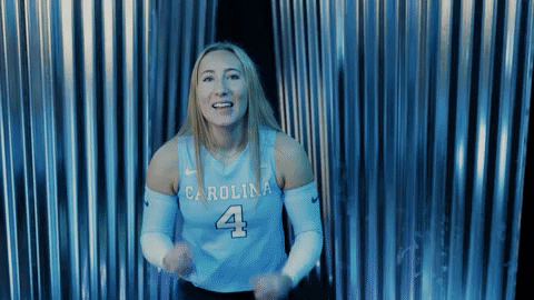 North Carolina Volleyball GIF by UNC Tar Heels