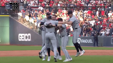Celebrate Detroit Tigers GIF by MLB