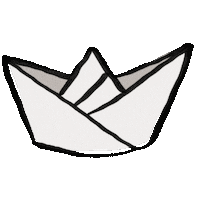 nanivasques blue water sea boat Sticker