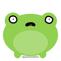 GreenMemeEffect wtf green shocked scared GIF